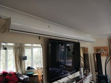 HD Electric Motorised Projector Screens Home Theaters Cinema Projection 4:3 16:9