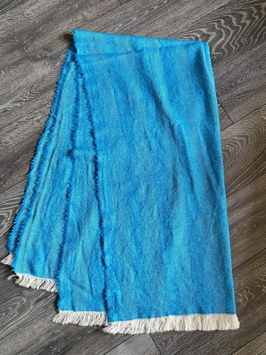 Tweedmill blue knitted - knitted, throw
