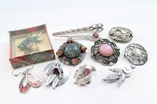 Scottish Jewellery Glass Agate Mizpah Miracle x 12