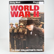 WORLD WAR II In Colour 13 Disc Collector’s Pack DVD Documentary Daily Mail 2009