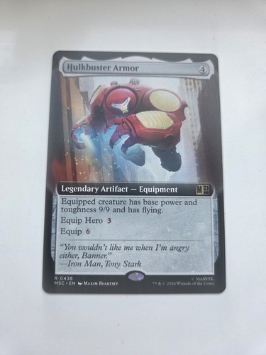 Mtg hulkbuster armor ext art - armor,