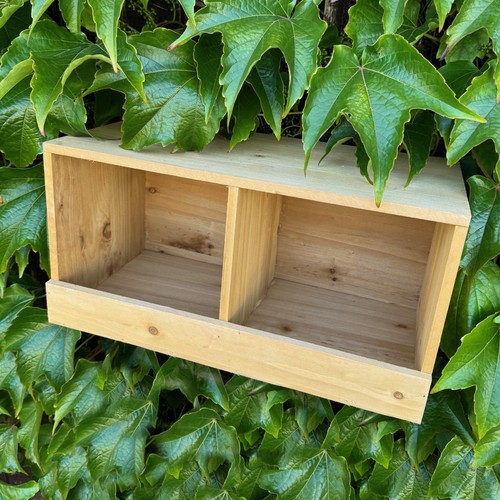 Large wooden pigeon bird house - wooden,