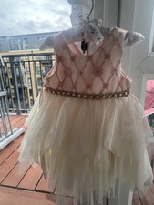 TK Maxx Baby Girl's Occasional Dress, Wedding Dress Pink Age 12 Months