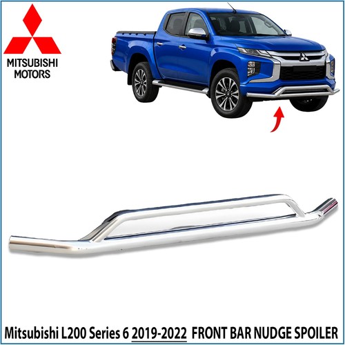 Front stainless bull bar - front,