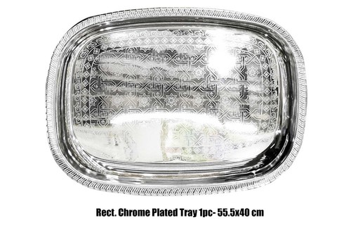 Large chrome plated rec - plated,