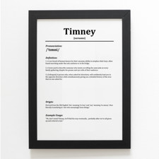 A4 PRINT - Timney - Funny