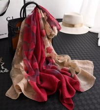 Ladies Red Tan Design  Arty