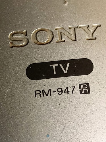 Sony rm947 remote - remote, control