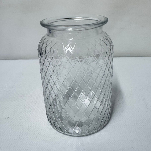 Vintage clear pressed - pressed, glass