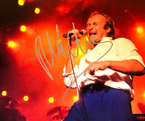 Phil collins signed - collins,