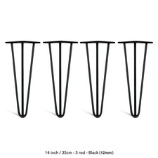 Premium hairpin table legs - 4x,