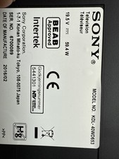 Sony kdl 40wd653 - sony, kdl-40wd653