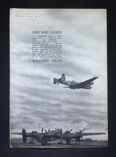 Original 1944 Advert Handley