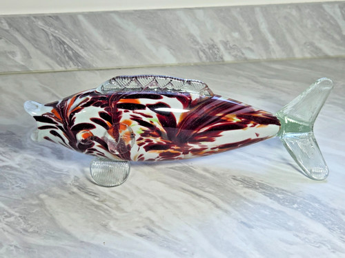 Murano glass fish inch - glass,