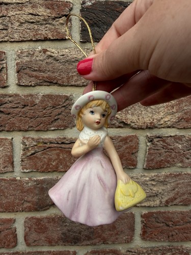 Vintage porcelain lady - vintage,