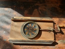 Victorian Magic Lantern Mechanical Kaleidoscope Slide Antique Glass