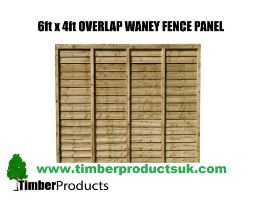 Waney lap fence - 4,