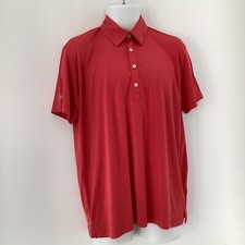Kartel Men's Red Polo Shirt Medium Performance Cool Dry Golf Sportswear
