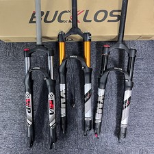 BUCKLOS 26/27.5/29" XC Mountain Bike Suspension Fork 120/100mm Straight/Tapered