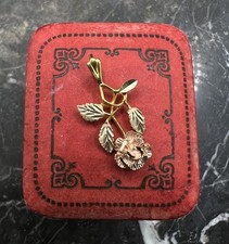 10k Yellow Rose Gold Black