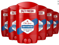 Old Spice Whitewater Men's Deodorant Stick , 24/7 Fressshhh With Daily U 50mlx3