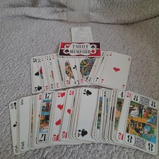 Vintage TAROT LA DUCALE CLUB - 78 Cards - French 1962 - Instructions In French