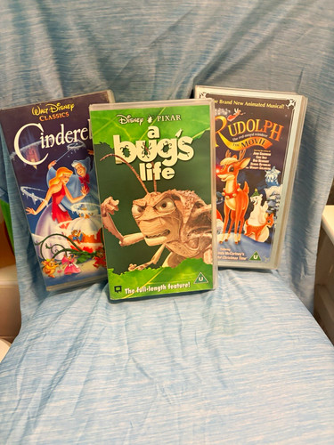 Disney job lot vhs - disney,
