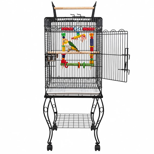 Gama small bird black - bird, cage