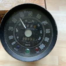 Smiths speedo speedometer 100 mph vintage classic 492