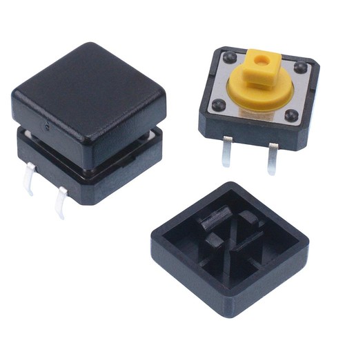 50pcs 12x12mm momentary - momentary, pcb