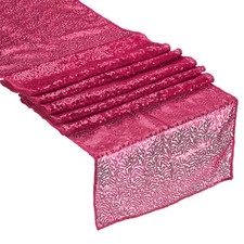 Rose Red Table Runner 71" x