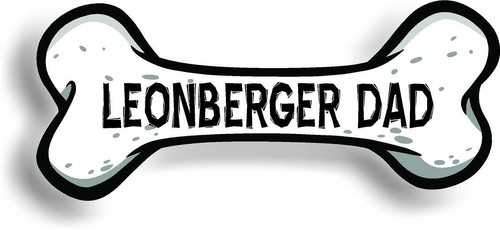 Dog dad leonberger bone car - dad,