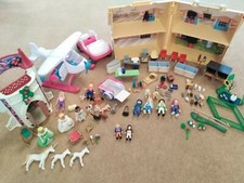 Playmobil / Vivid Imaginations Bundle, Vet Clinic, Animal Rescue Seaplane 
