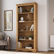 Corona tall bookcase - bookcase, large