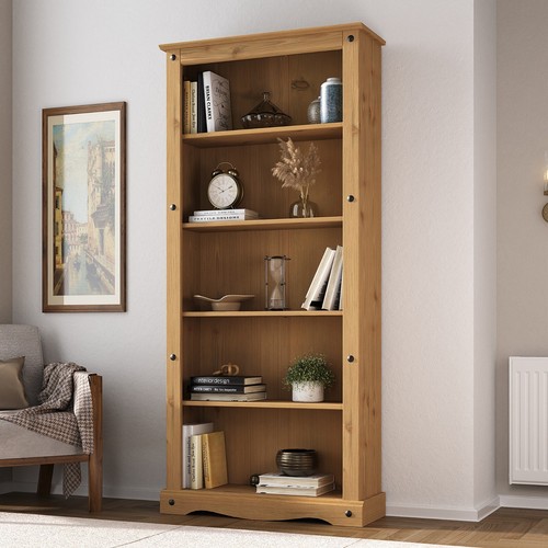 Corona tall bookcase - bookcase, large