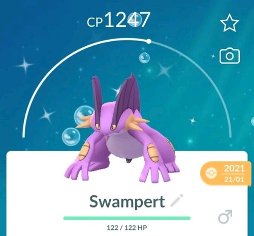 Pokèmon shiny swampert - go,