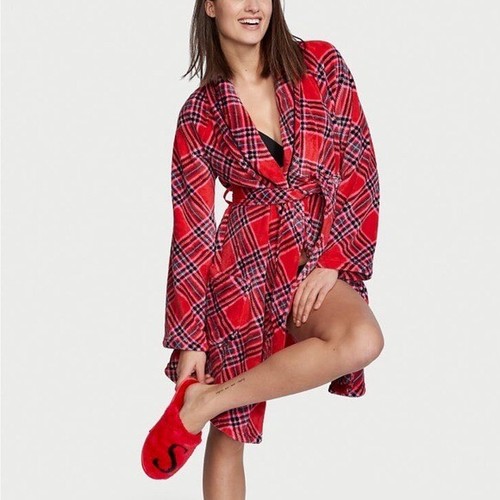 Victoria secret red plaid - red,
