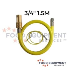 Yellow gas hose for commercial - yellow,
