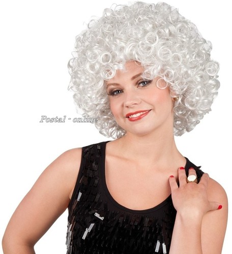 Curly afro fancy dress - afro,