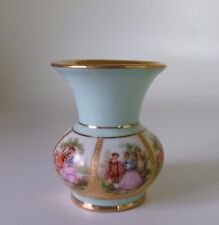 ALT WIEN SMALL VASE - CLASSICAL SCENES 85mm HIGH  GOOD CONDITION