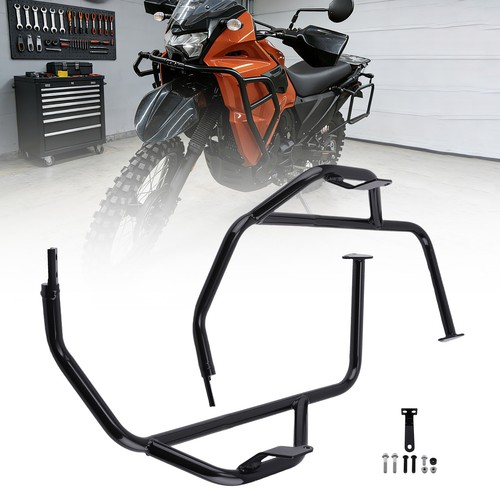 Black engine guard - guard, crash