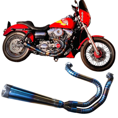 Exhaust system pipe harley - exhaust,