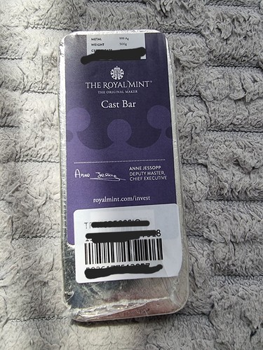 500g silver cast bar the - cast,