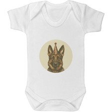 'German Shepherd with Party