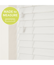 White Faux Wood Venetian