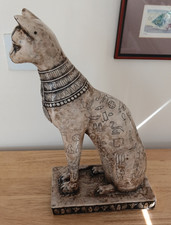 Large Bastet Cat Polystone