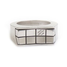 Auth LOUIS VUITTON Ring Silver