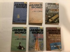 James Bond Vintage Pan books x