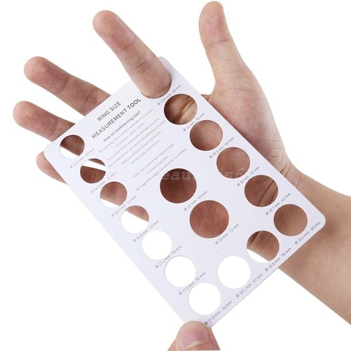 Ring measuring card board - measuring,