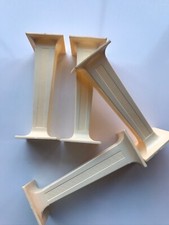 4 x Ivory SQUARE PILLARS Columns Cake Support Decorate 4.5” inch Long Sugarcraft